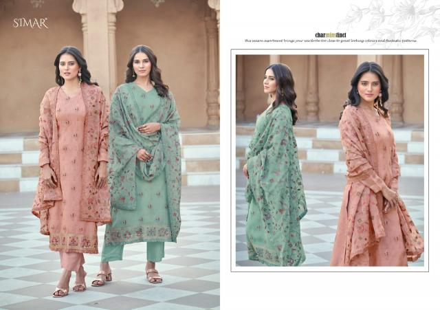 glossy siya viscose organza shop trendy dress material online 