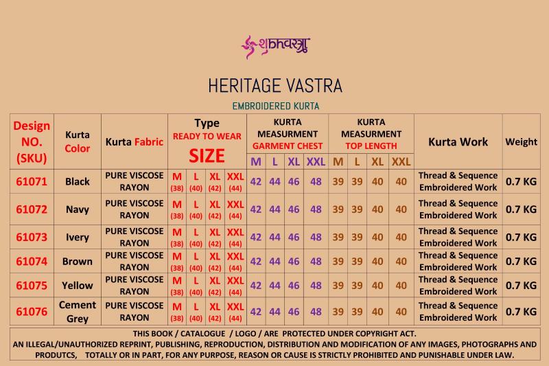 heritage vastra by shubhvastra viscose rayon full stitch exclusive mens kurta