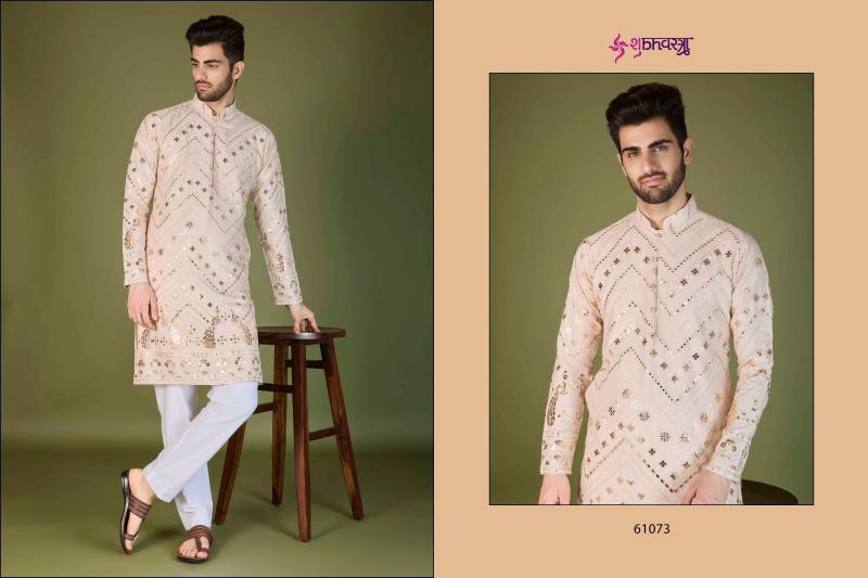 heritage vastra by shubhvastra viscose rayon full stitch exclusive mens kurta