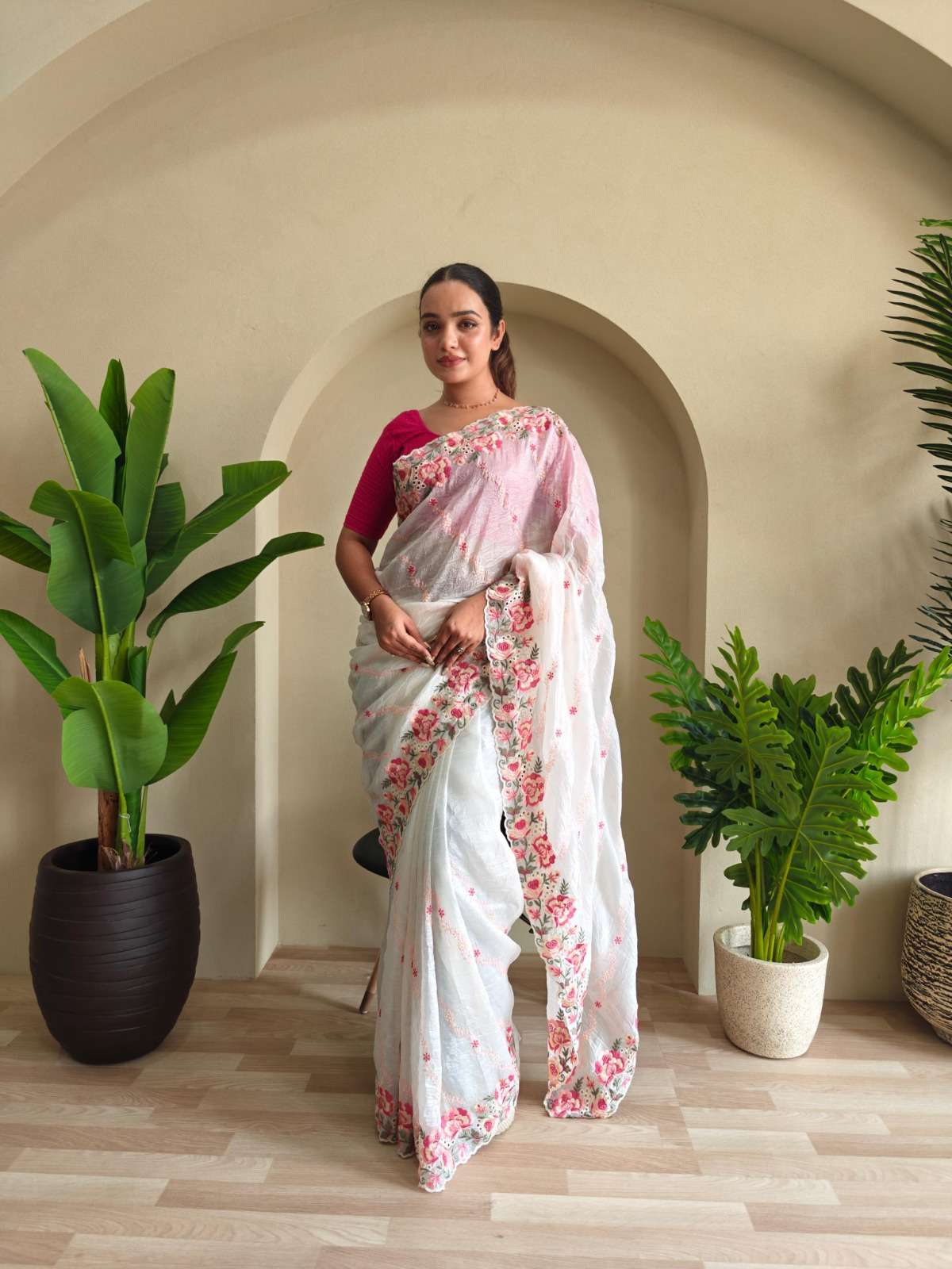 pr kc 3071 crush silk launch party wear shop glamorous styles sarees 