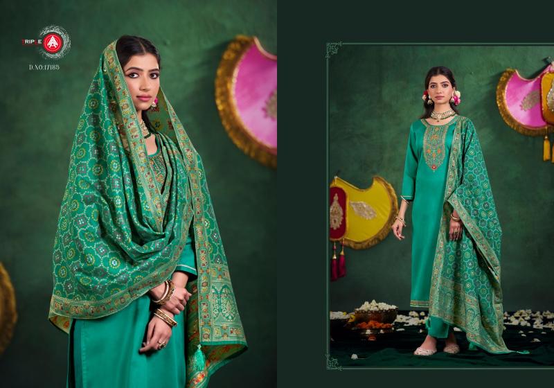 triple a amrit jam cotton readymade plus size shop trendy suit for womens 