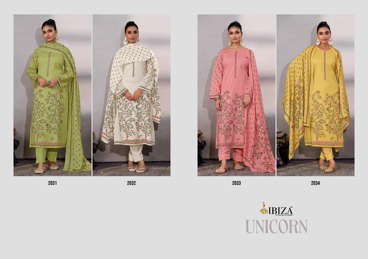 unicorn by ibiza lawn cotton elegant style dress material 