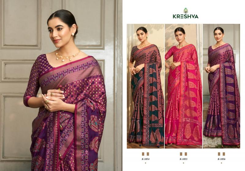 kreshva divyanka georgette party wear shop glamorous styles sarees 