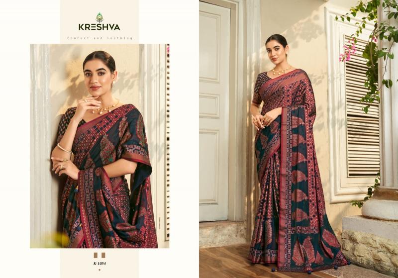 kreshva divyanka georgette party wear shop glamorous styles sarees 