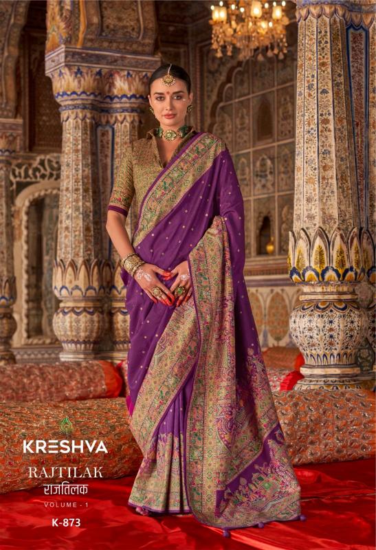 kreshva rajtilak silk party wear shop glamorous styles sarees 