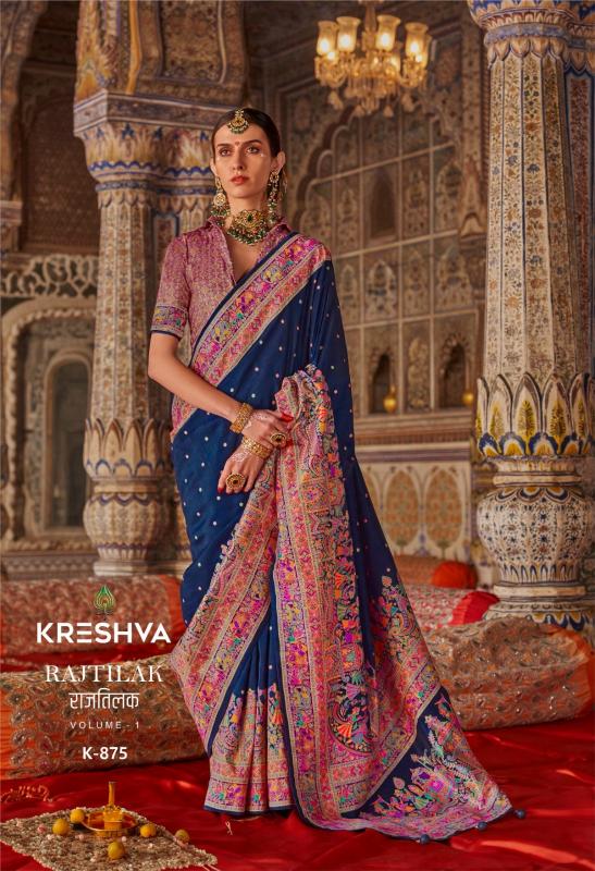 kreshva rajtilak silk party wear shop glamorous styles sarees 
