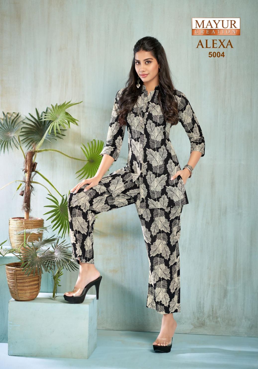 mayur creation alexa vol 5 readymade fashionable cotton cord-set online 