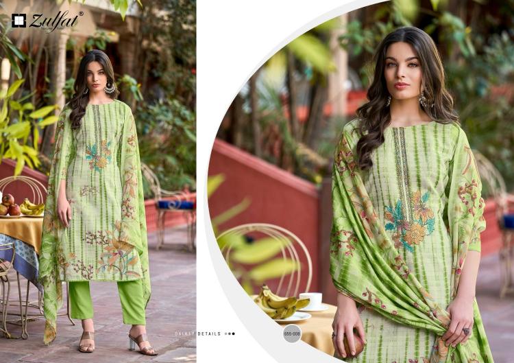 noor vol 2 by zulfat readymade cotton big size suit for womens 