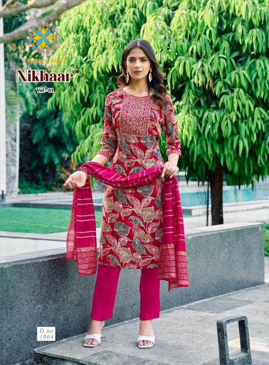 passion tree nikhaar vol 1 readymade big size rayon suit for womens 