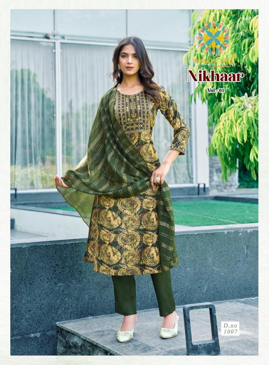 passion tree nikhaar vol 1 readymade big size rayon suit for womens 