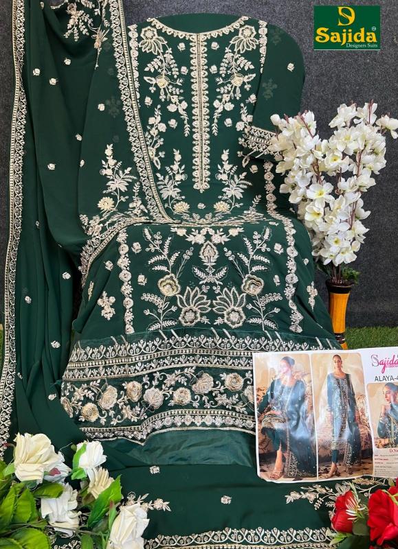 sajida designer alaya vol 4 readymade big size fox georgette pakistani dress