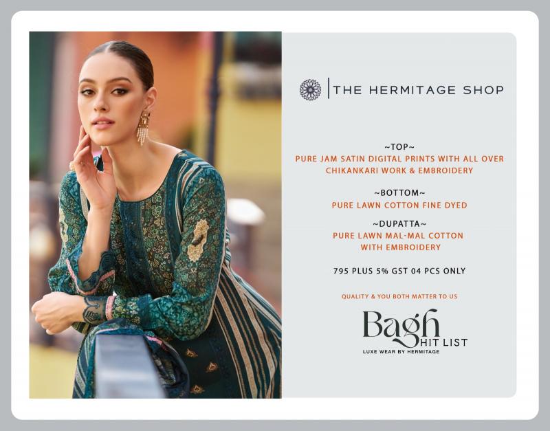 the hermitage bagh hitlist jam satin ladies suits 