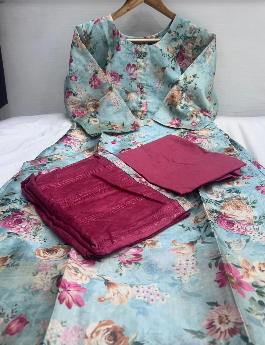 amara by the final touch r r fashion asam silk readymade big size suit for ladies 