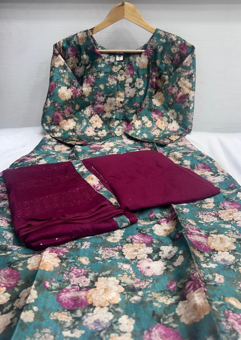 amara by the final touch r r fashion asam silk readymade big size suit for ladies 