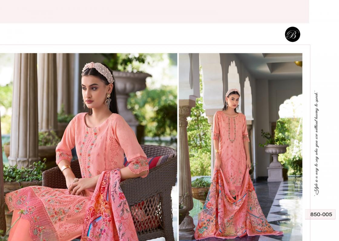 belliza designer studio present zoya vol 2 cotton daman work designer big size readymade suit
