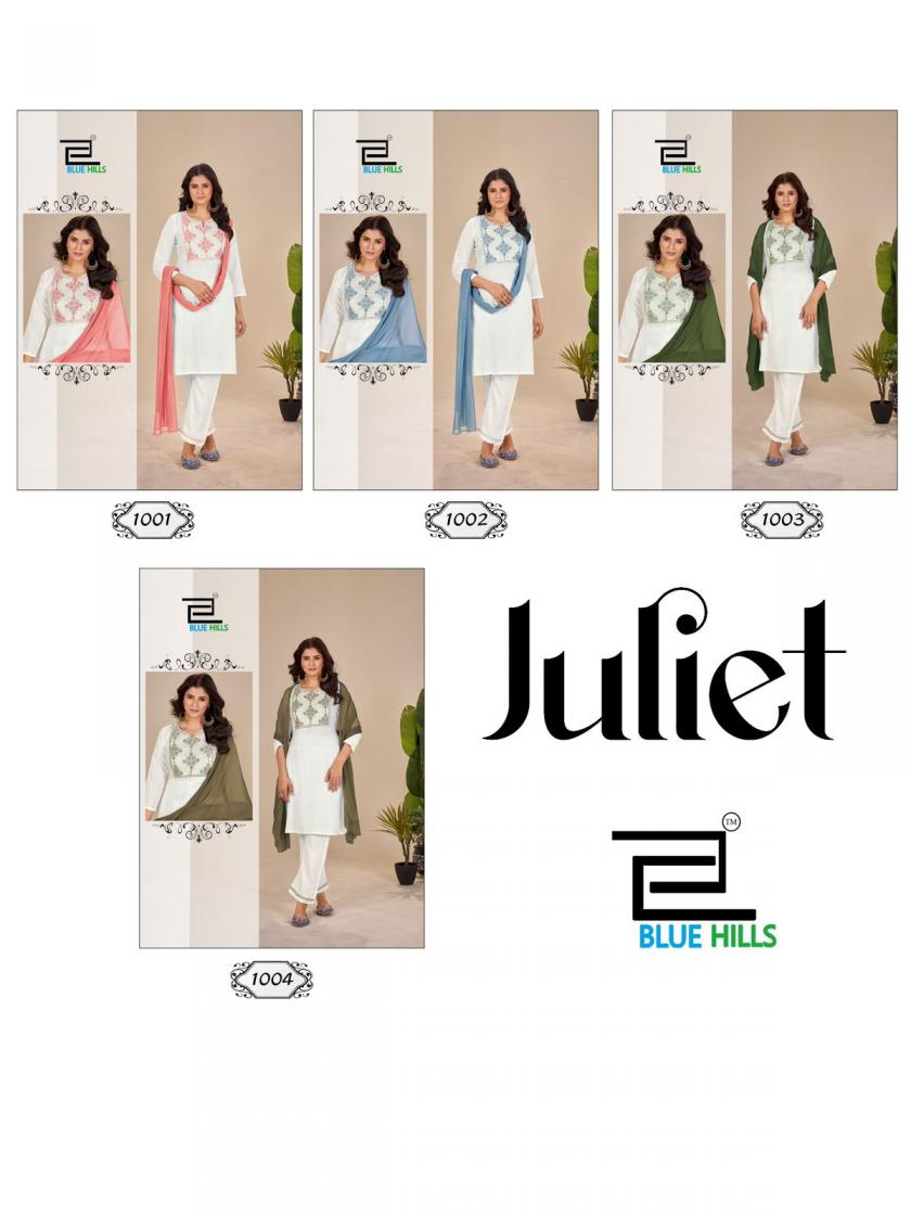 blue hills juliet rayon fully stitch plus size casual suit for womens 