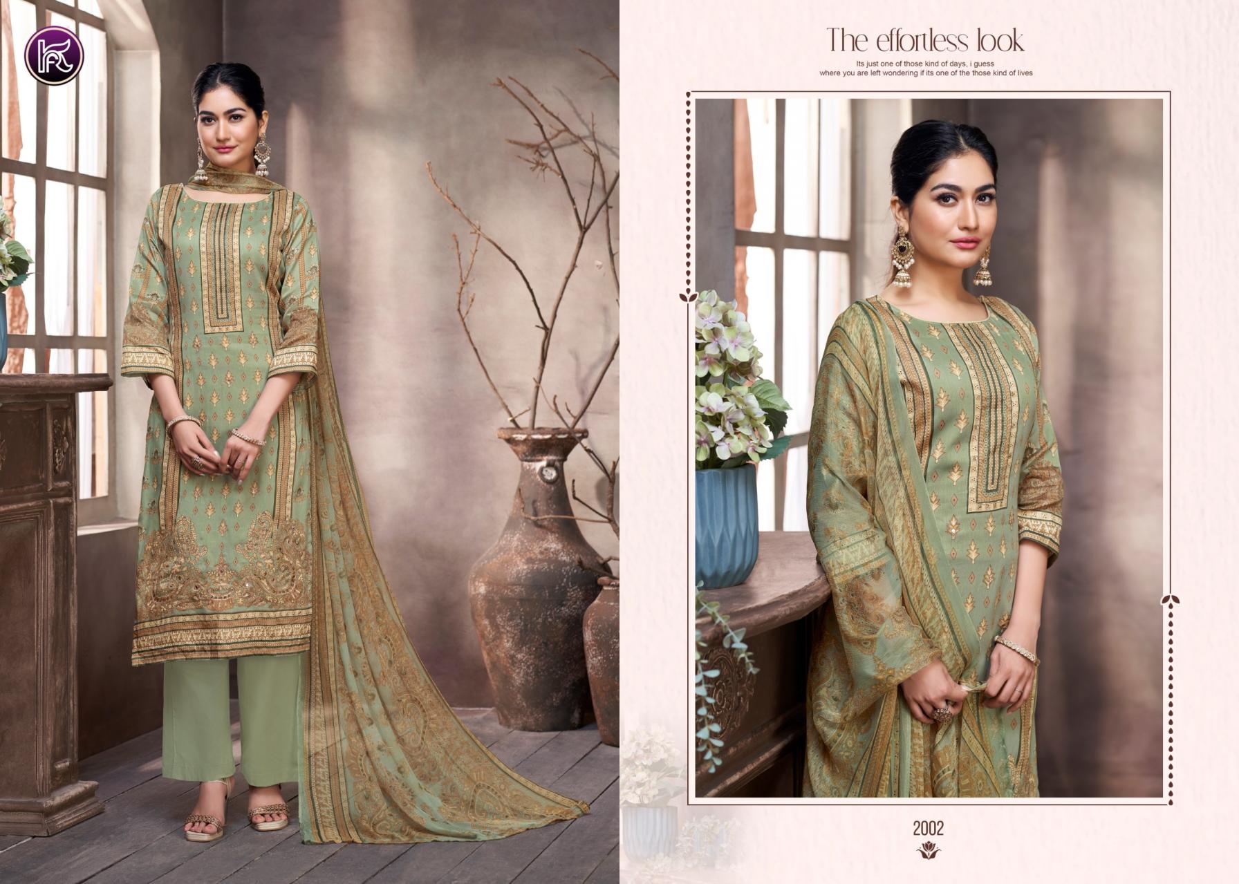 kala fashion ruhi vol 2 jam cotton pakistani print with mirror or hand work fancy design dress 