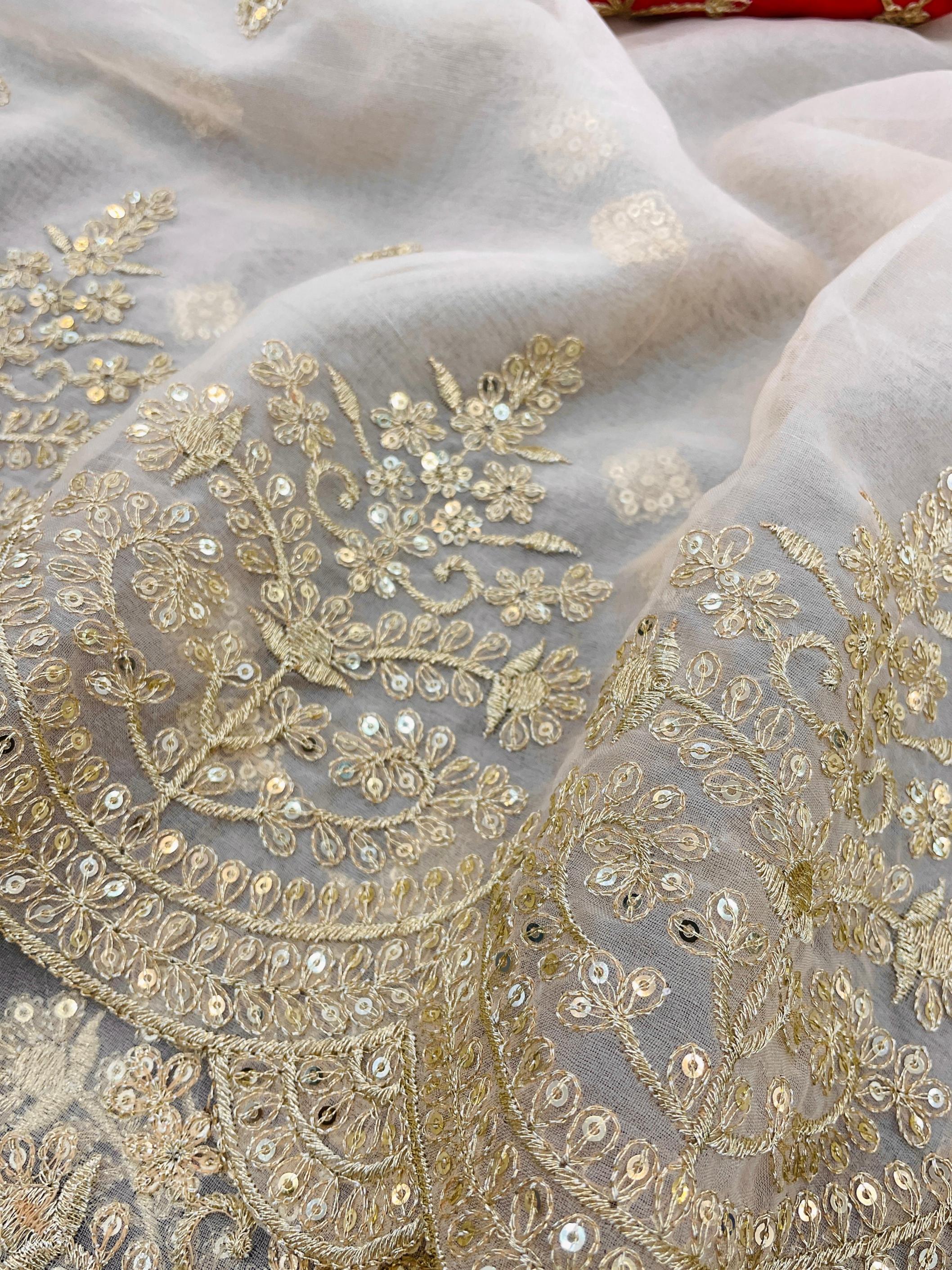 kc 834 organza sequence work traditional saree for womens 