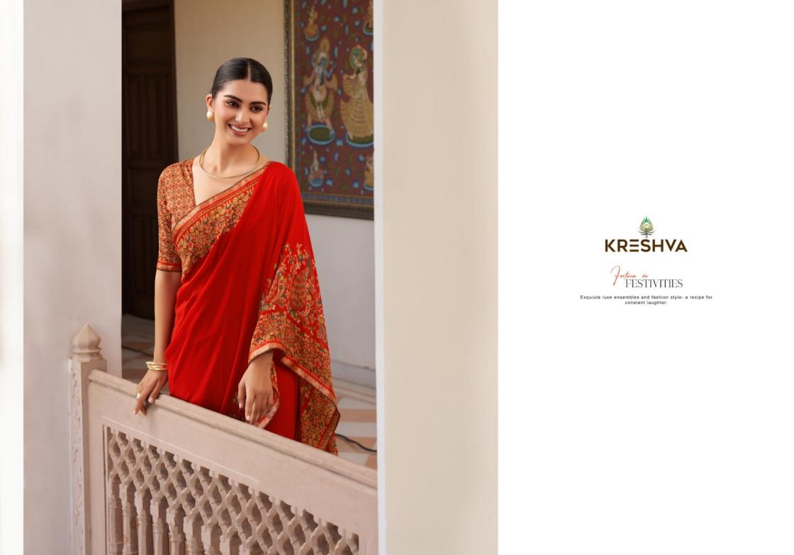 kreshva launch dastur georgette shop stunning party sarees