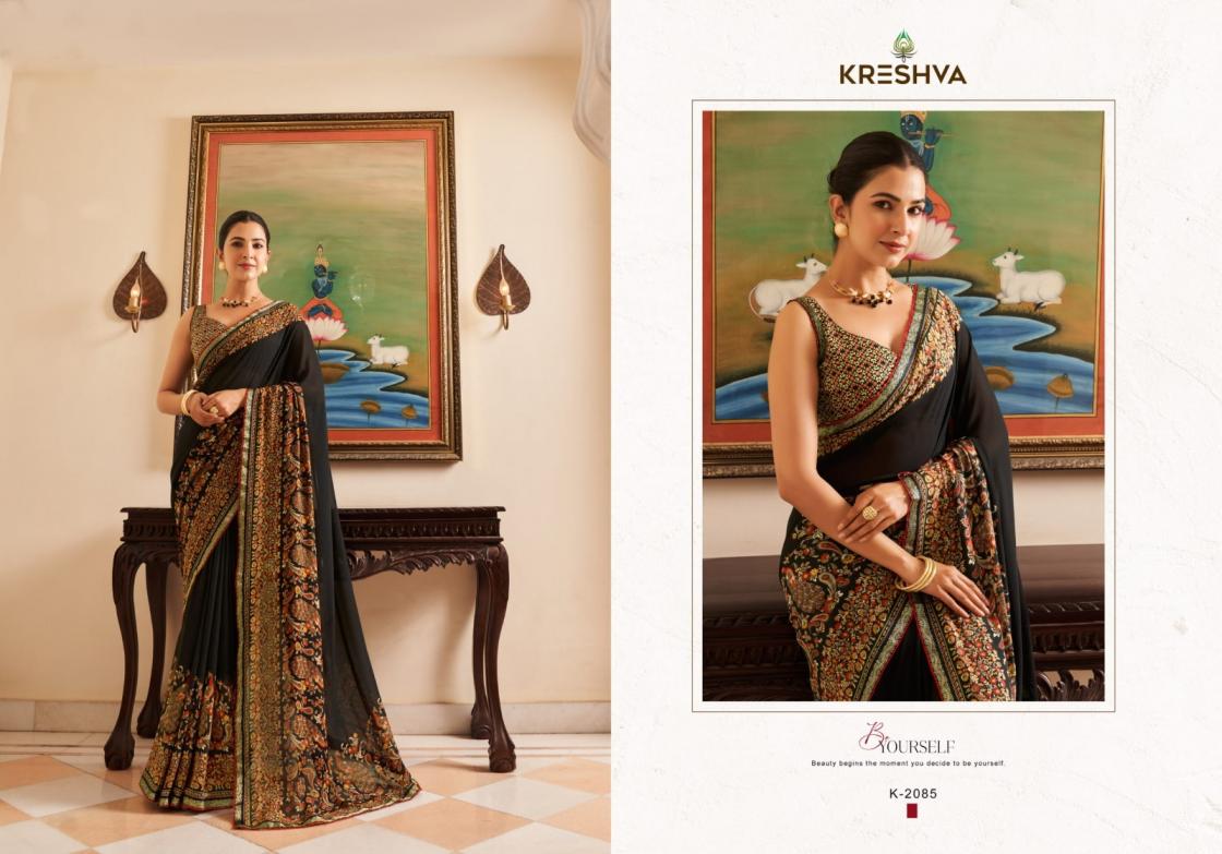 kreshva launch dastur georgette shop stunning party sarees