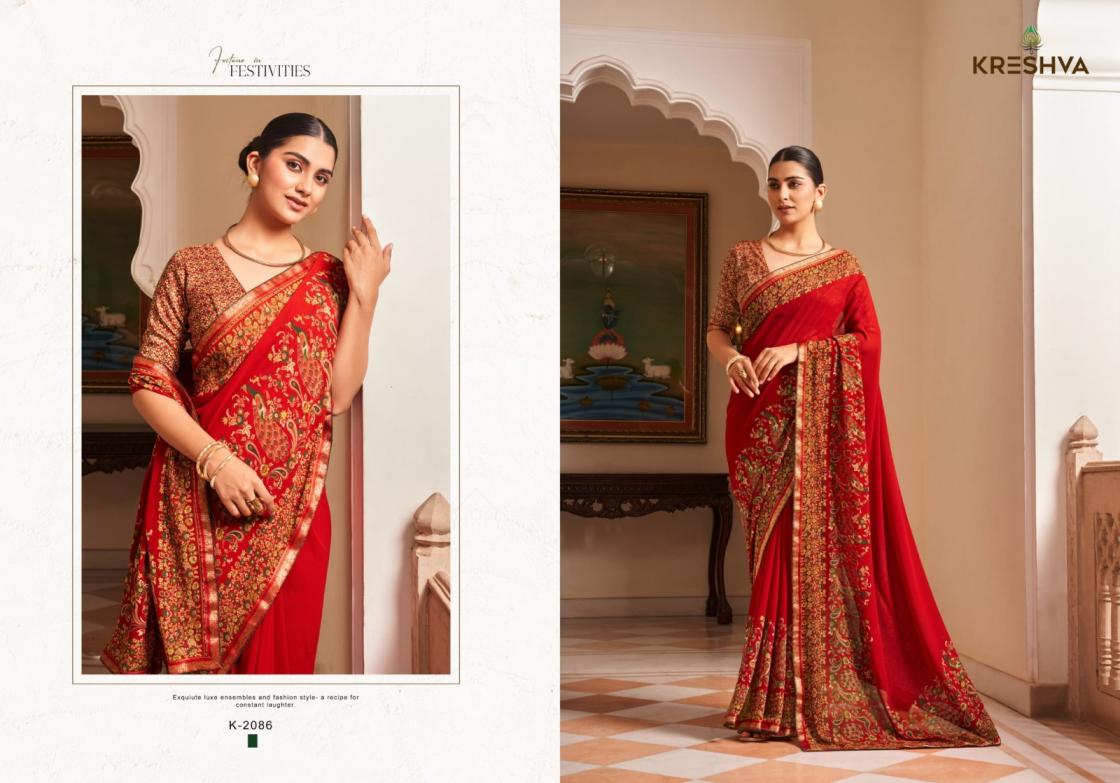 kreshva launch dastur georgette shop stunning party sarees