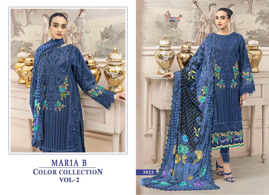 mariya b color collection 2 launched by shree fabs cotton pakistani unstitched suits