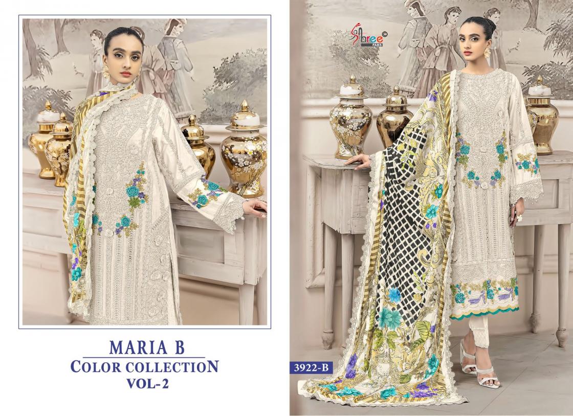 mariya b color collection 2 launched by shree fabs cotton pakistani unstitched suits