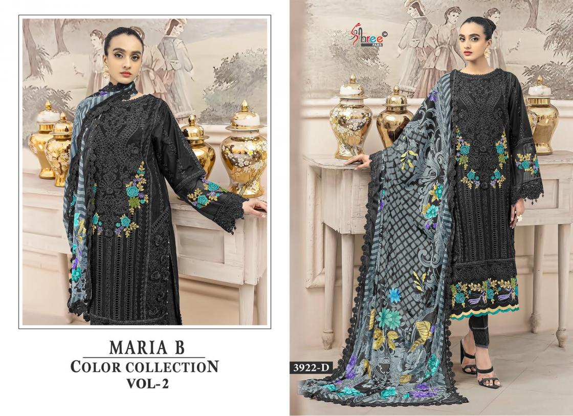 mariya b color collection 2 launched by shree fabs cotton pakistani unstitched suits