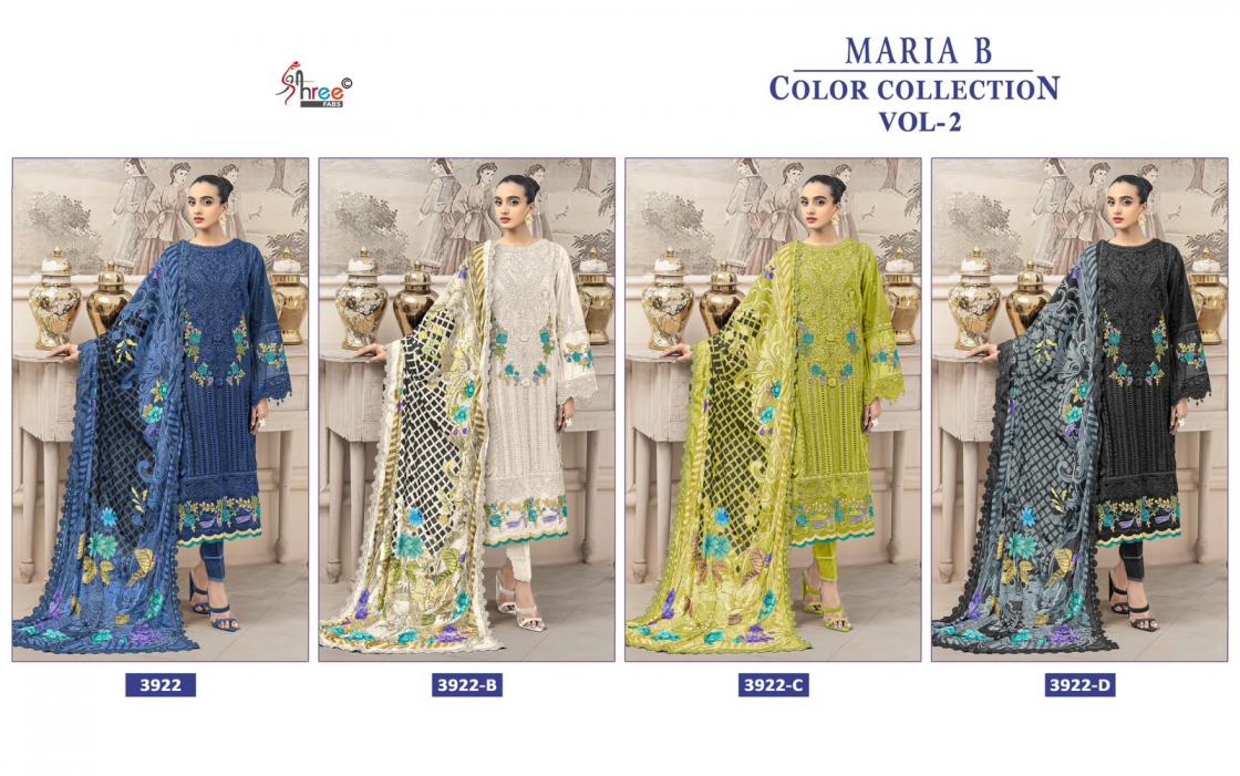 mariya b color collection 2 launched by shree fabs cotton pakistani unstitched suits