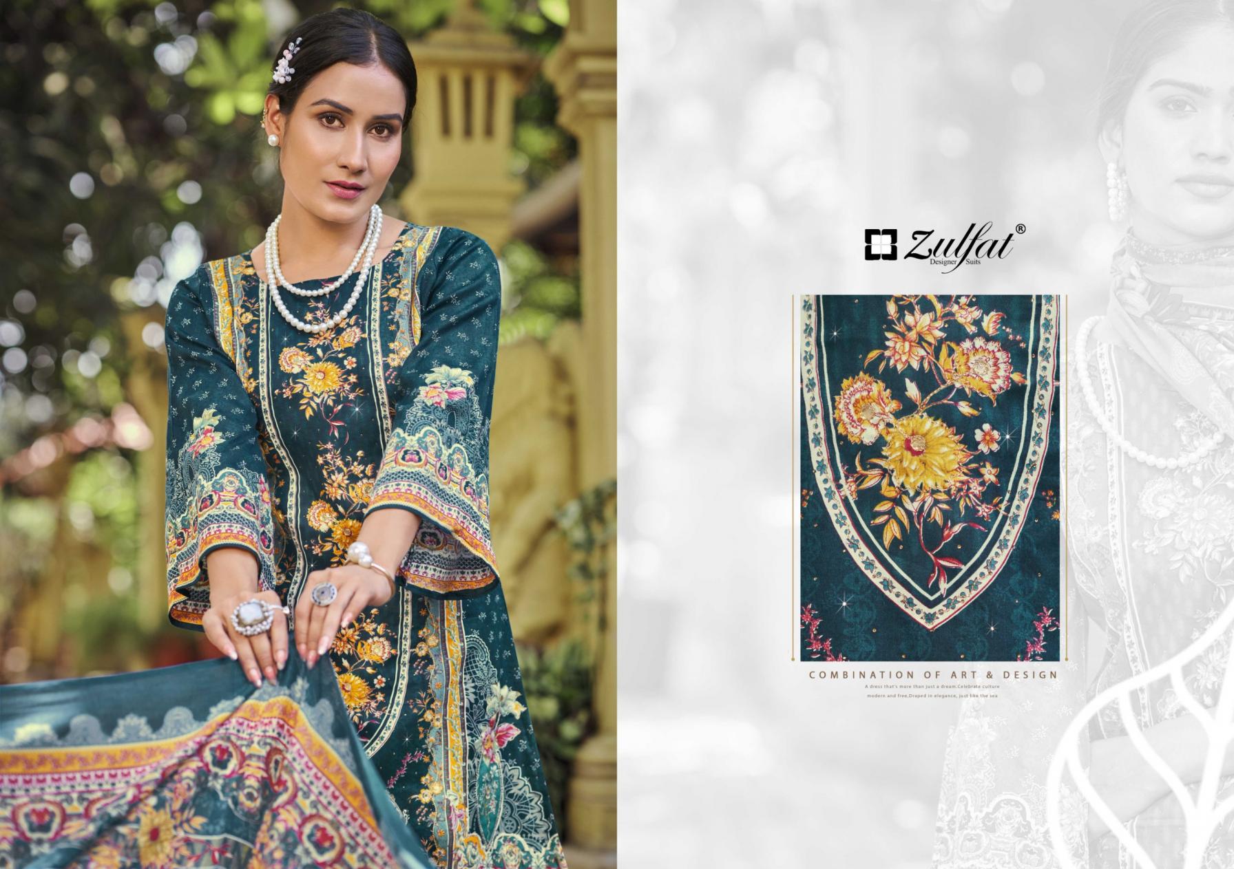 raabta vol 7 by zulfat designer jam cotton readymade big size pakistani suit for womens 