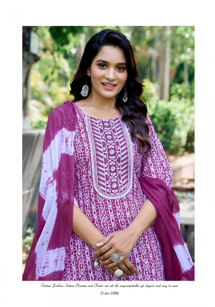 vaniska colourpix cotton culture vol 1 fully stitch cotton casual big size suit for womens 
