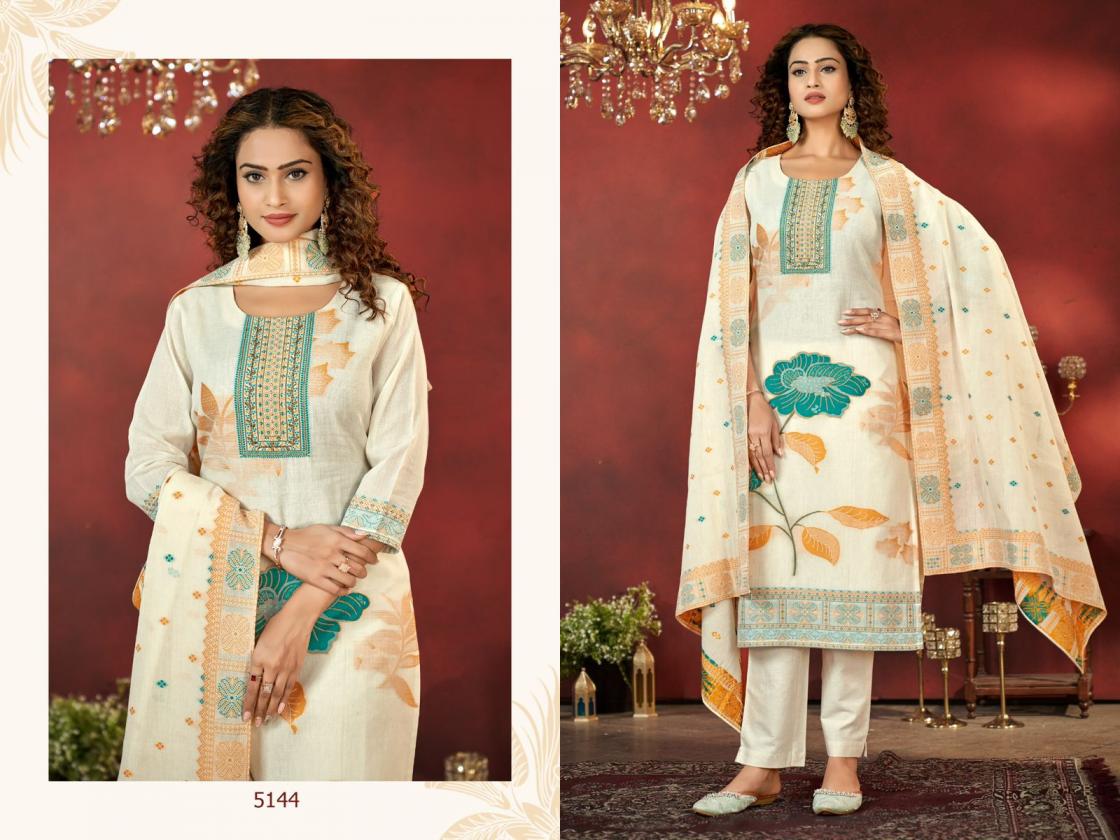 colorx 5141-5146 cotton jacquard fully stitch pretty look combo suit for womens 