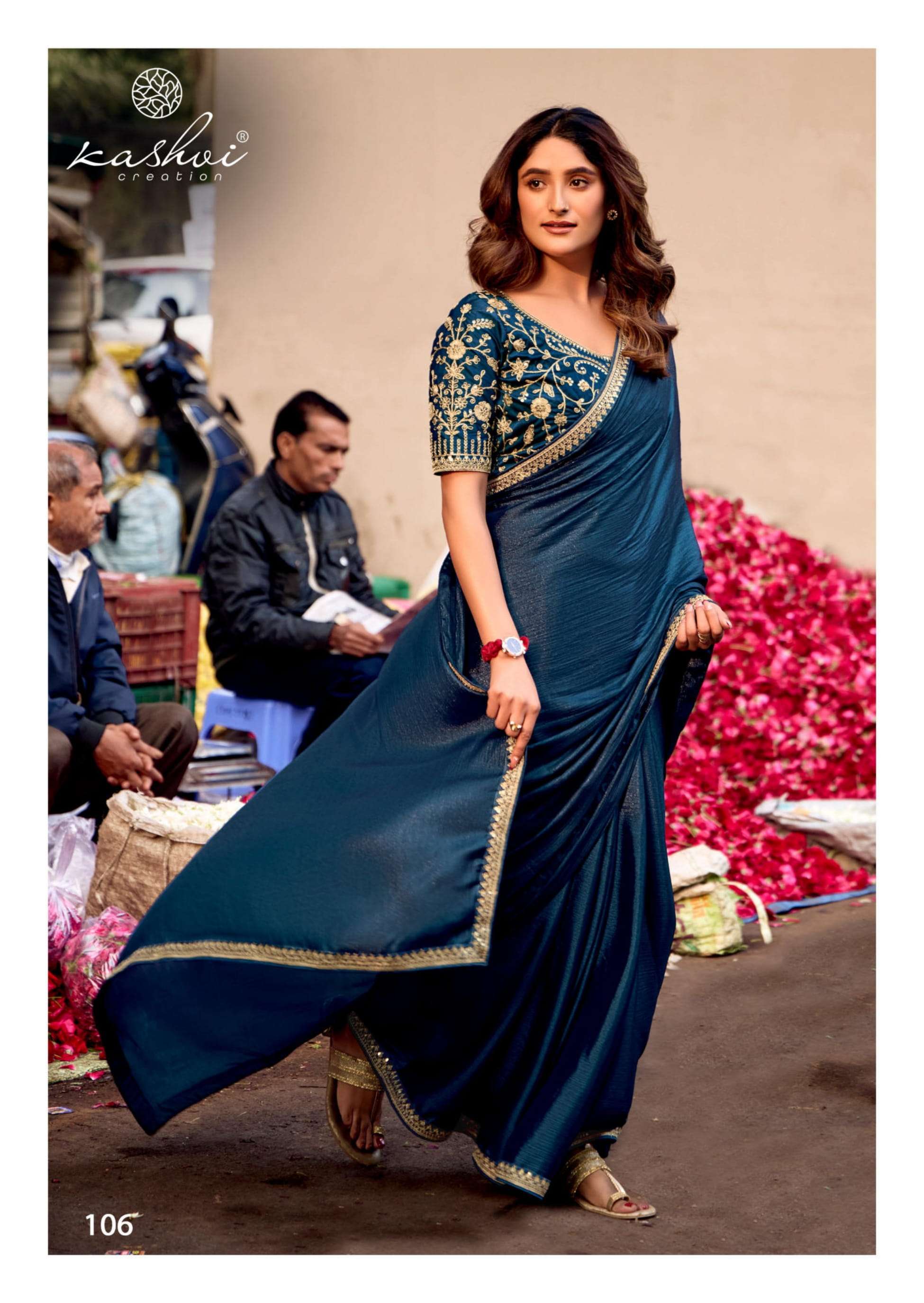 heritage vol 1 by kashvi creation soft silk elegant style sarees 