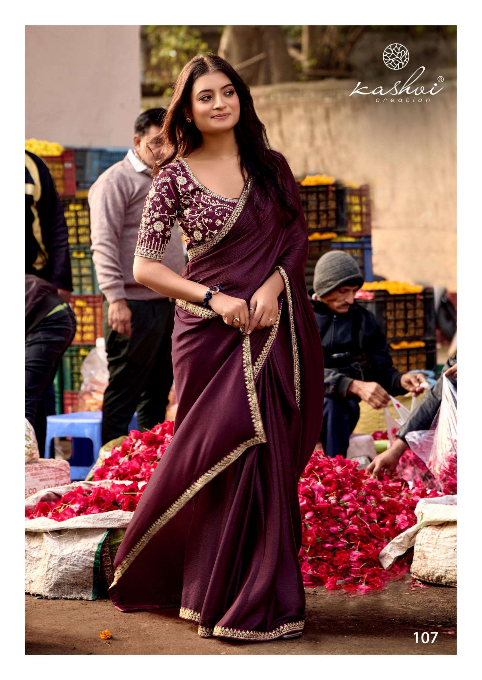 heritage vol 1 by kashvi creation soft silk elegant style sarees 