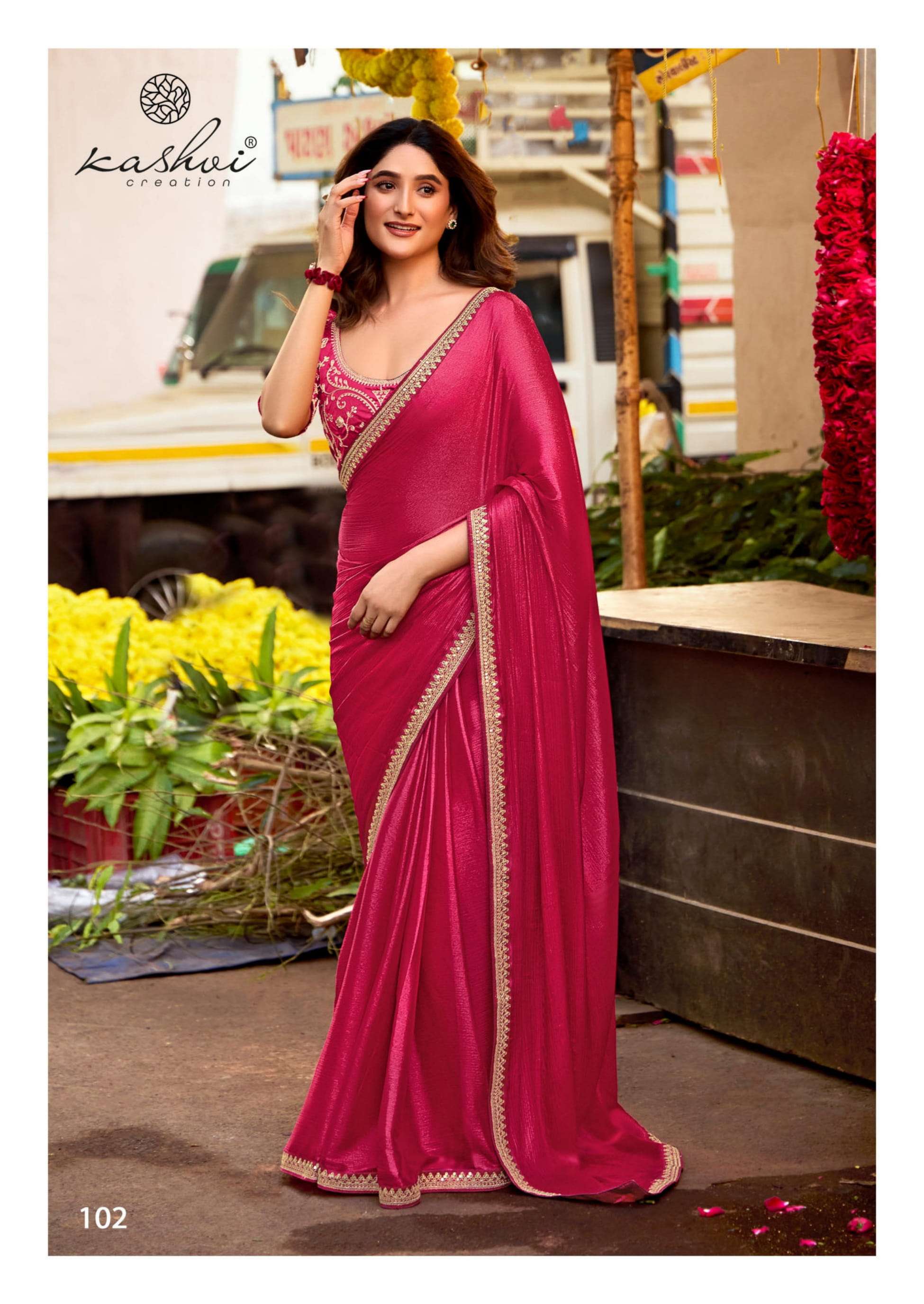 heritage vol 1 by kashvi creation soft silk elegant style sarees 