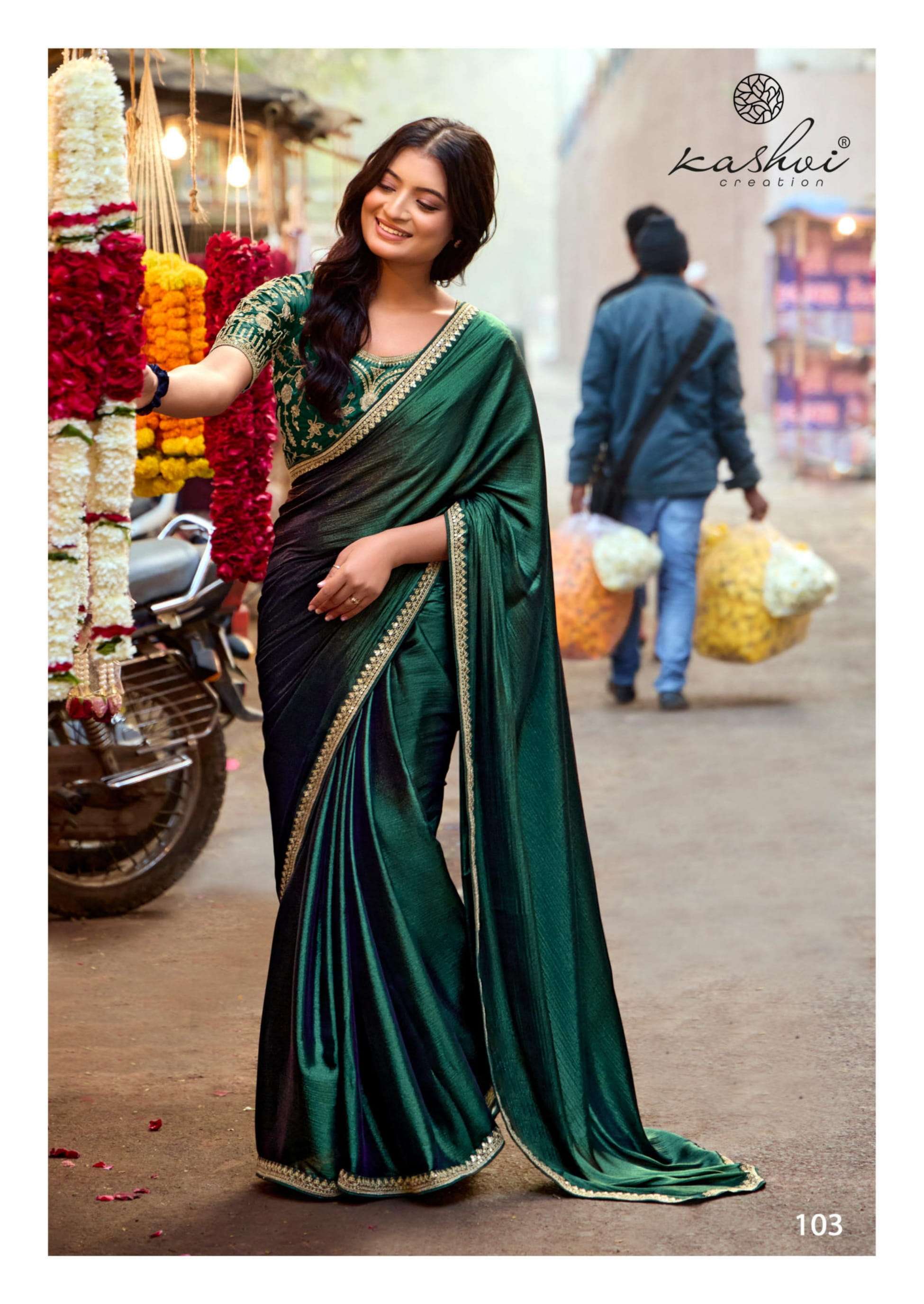 heritage vol 1 by kashvi creation soft silk elegant style sarees 