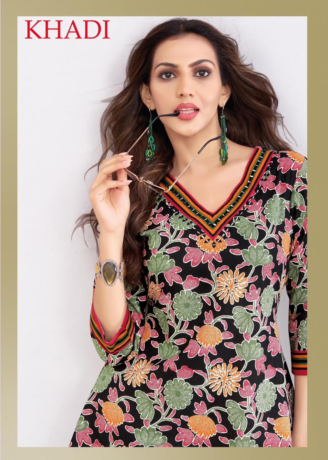 khadi co-ord set vol 2 by aarvi fashion fully stitch flex cotton co-ord set for girls 