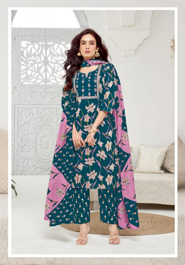 mayur creation golden tree vol 3 cotton print fully stitch big size suit for womens 