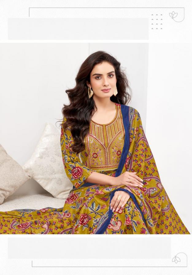 mayur creation golden tree vol 3 cotton print fully stitch big size suit for womens 