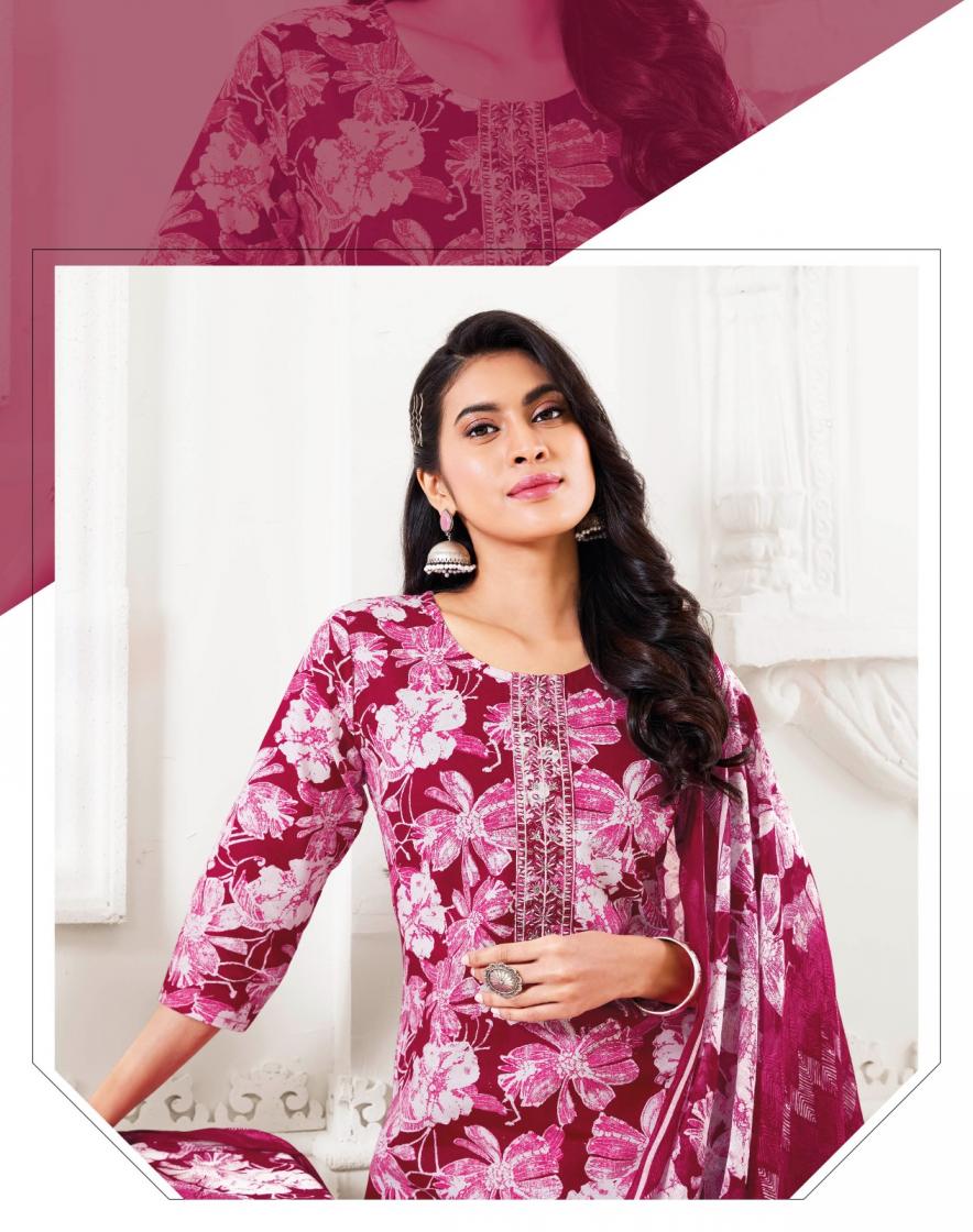 radhika lifestyle cotton trendy vol 2 full stitch big size cotton casual suit for women 