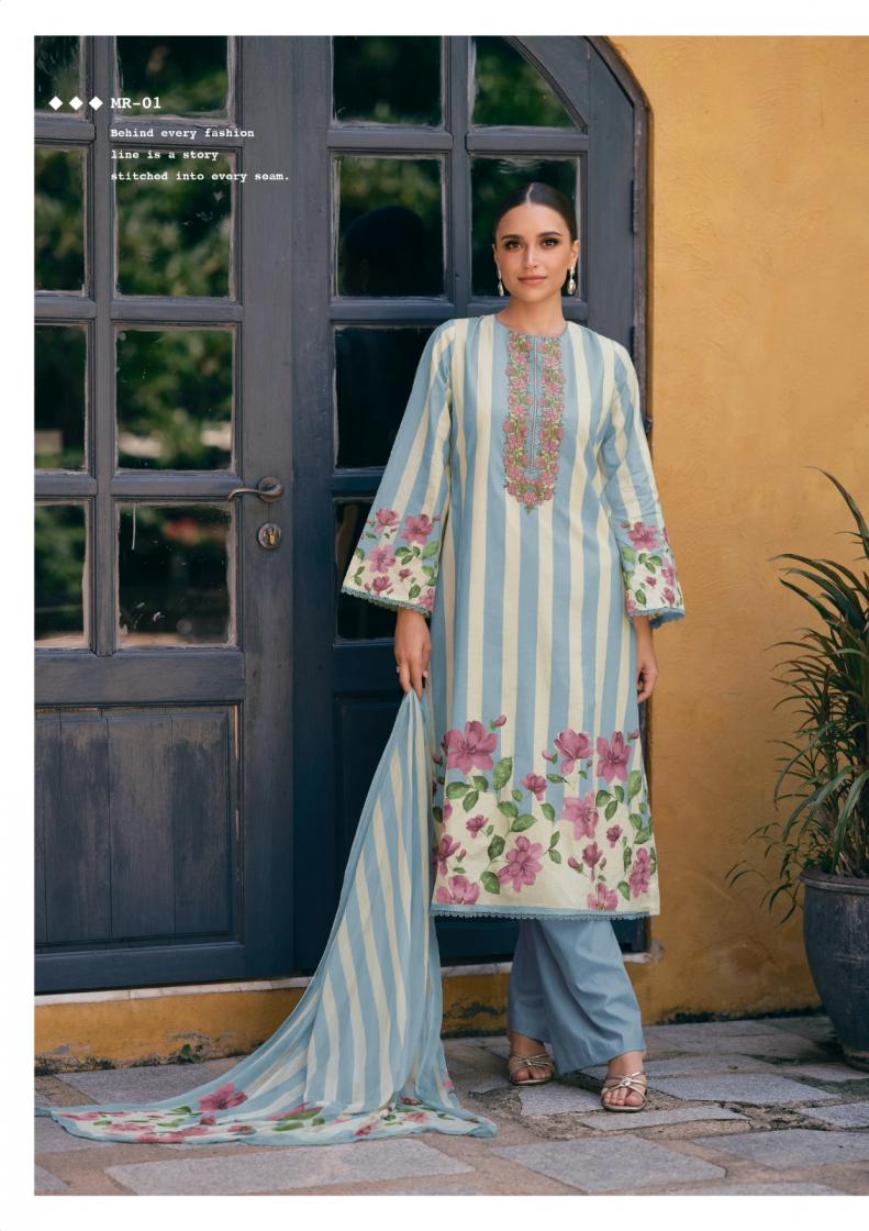 the hermitage nisanka meraki jam satin modern pakistani unstitch 3pcs dress