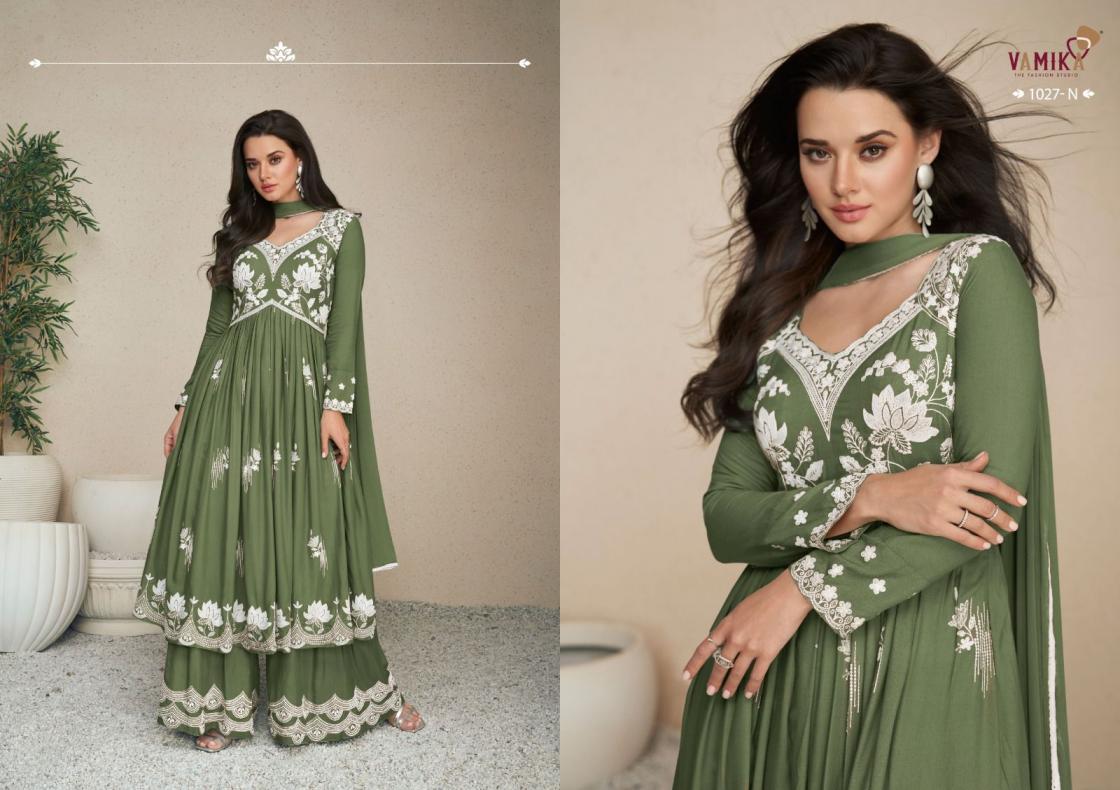 vamika lakhnavi vol 5 super color rayon fully stitch fashionable plazzo suits  