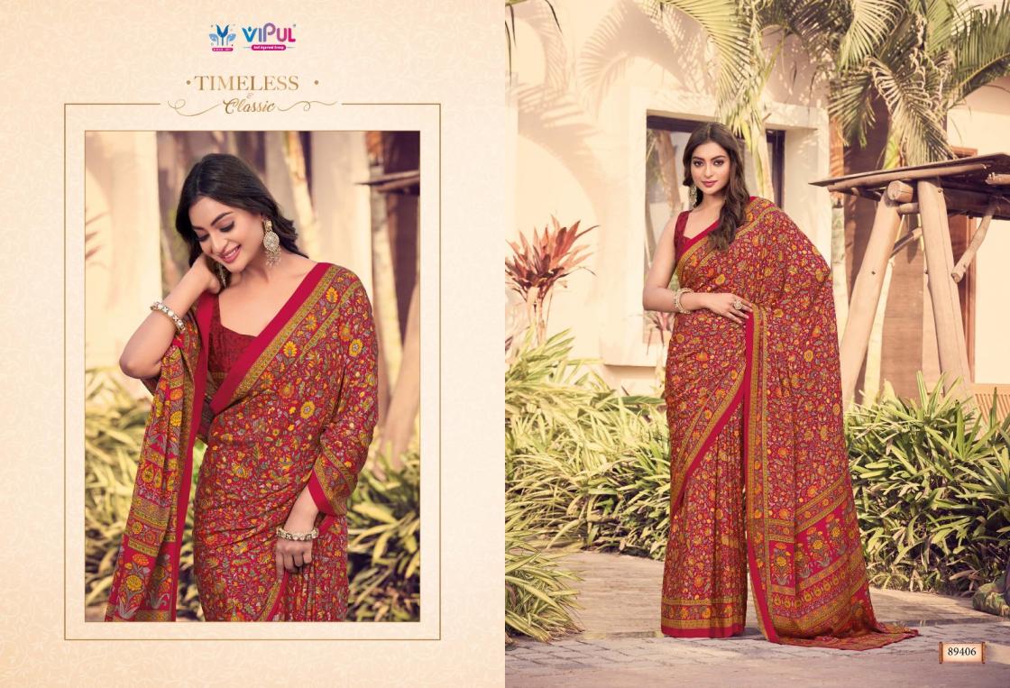 vipul presents heritage silk vol 12 pretty look saree for womens  