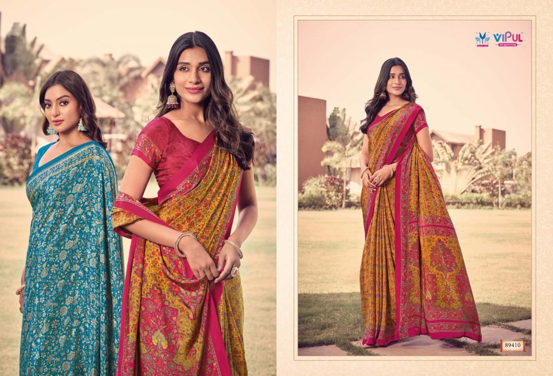 vipul presents heritage silk vol 12 pretty look saree for womens  