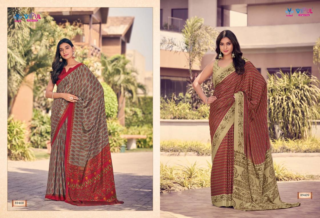 vipul presents heritage silk vol 12 pretty look saree for womens  