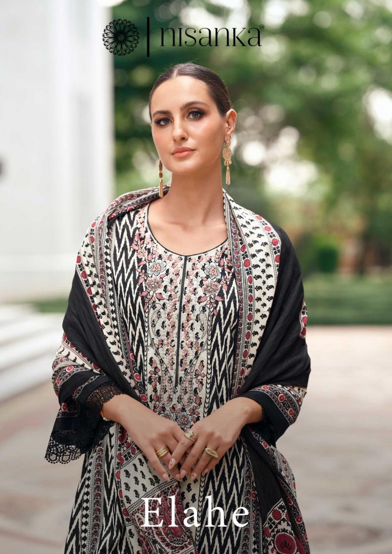 elahe by nisanka the hermitage shop lawn cotton modern pakistani unstitch suits 