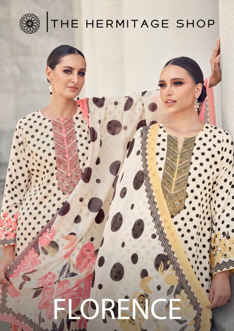 florence by the hermitage shop jam satin daily wear unstitch 3pcs dress