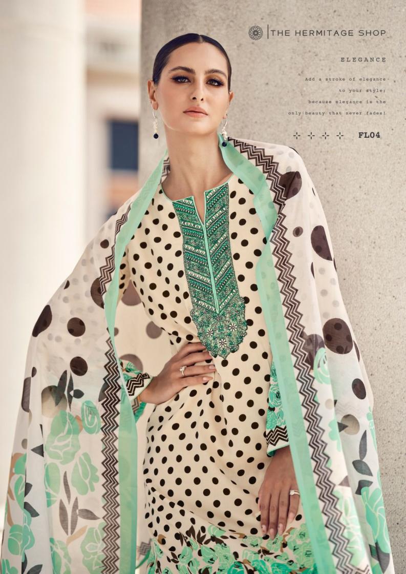 florence by the hermitage shop jam satin daily wear unstitch 3pcs dress