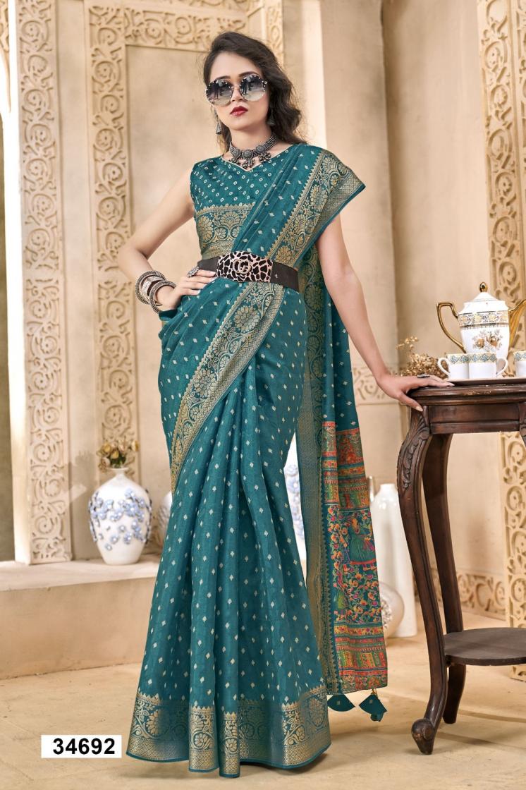 kusha by vallabhi prints dola silk shop trendy saree for womens 