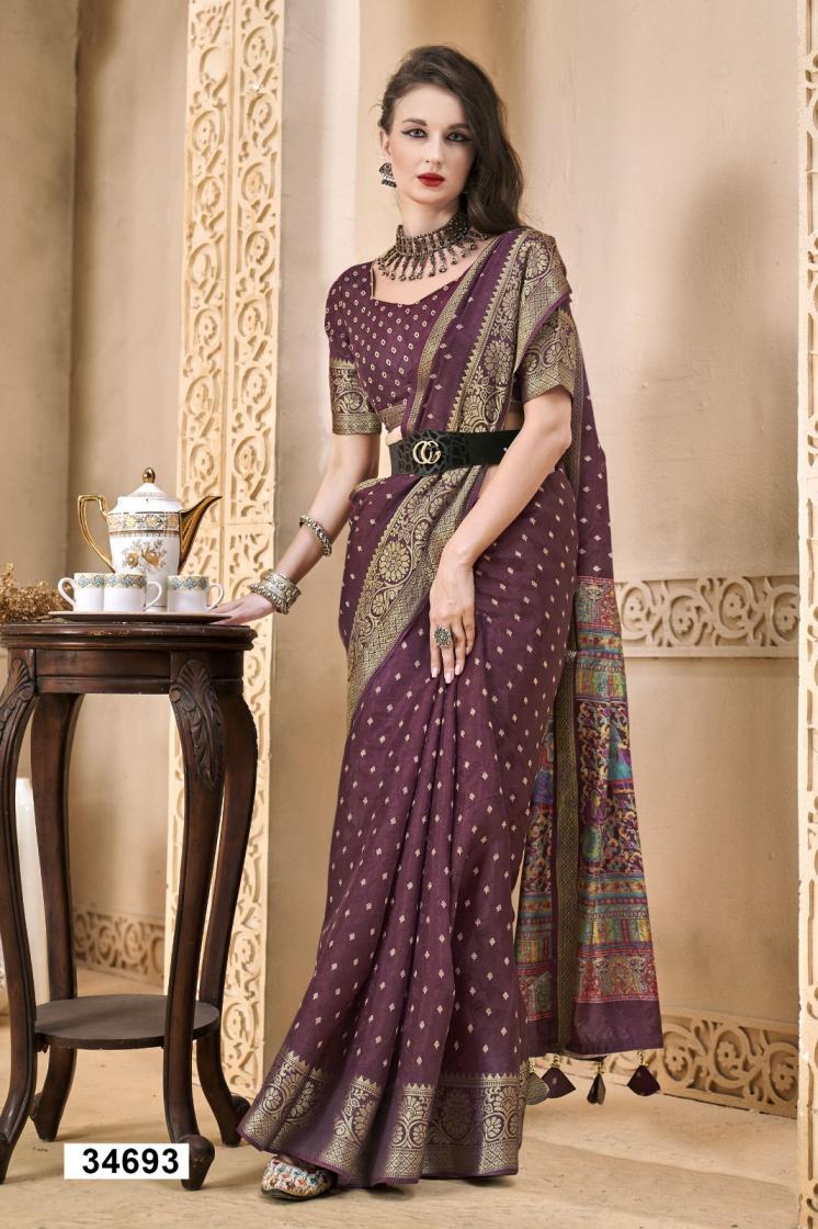 kusha by vallabhi prints dola silk shop trendy saree for womens 